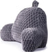 GRASS BROOK Faux Fur Reading Pillow for Bed Adults, Ultra Soft Plush Floor Backrest