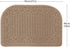 COSY HOMEER 27X18 Inch Anti Fatigue Kitchen Rug Mats, 100% Polypropylene, Machine Washable (Beige 1 pc)
