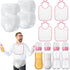4 Sets Bottle Chug Baby Shower Games Juegos Para Plastic Baby Bottles