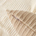 Kevin Textile Decorative Throw Pillow Covers Set of 2, Soft Corduroy Boho Striped Pillowcases for Couch Bed 20x20 Inch