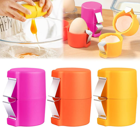 SBMKK 3 Pcs Egg shell opener, Eggshell opener, Egg Clip for Raw Eggs,