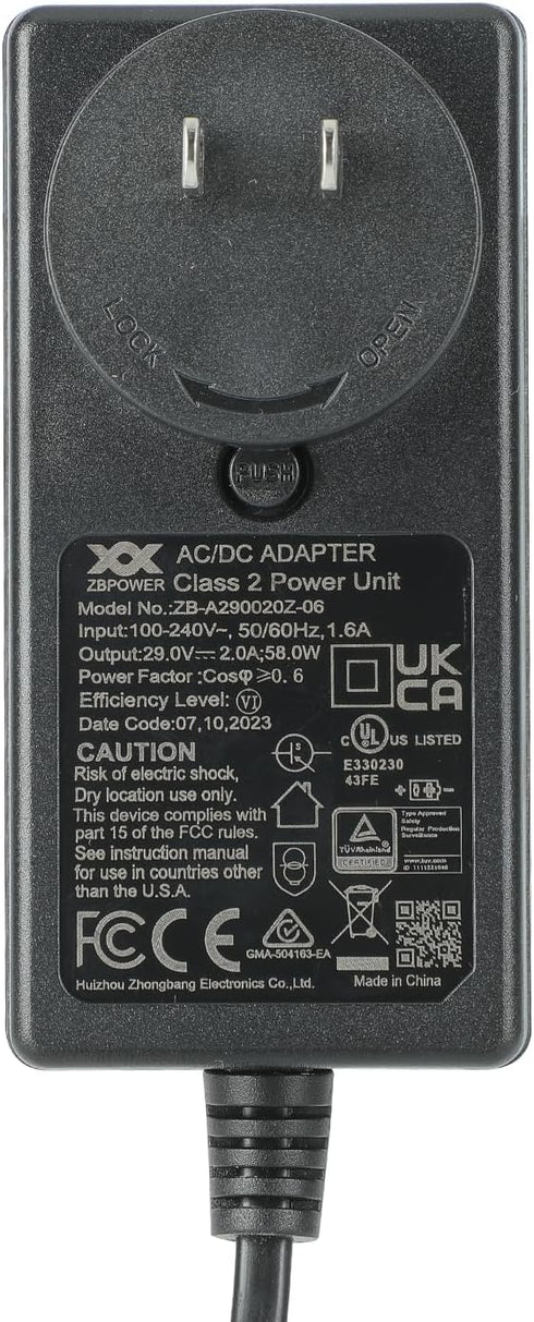 Recliner Power Supply, Model ZB-A290020Z-06, ZBPOWER AC/DC Switching Power Supply for Lift Chair