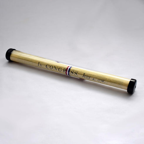 The Declaration of Independence - Authentic Replica Printed on Antiqued Genuine Parchment, 14" X 16", Ships in Tube