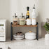 Giikin Countertop Shelf Organizer - Retro Style Cabinet Shelf for Pantry, Kitchen, Bathroom, 15.7 Inches