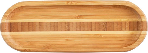 Totally Bamboo Catch All Spoon Rest for Kitchen Counter, 10" x 3.5"