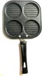 G & D 4-Cup Mini Uttapam Pan, Non-stick Frying Pan, Mini Pancake Pan, Multi Egg Pan