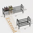 AUGOHCMIL 2-Tier Closet, Expandable Shoe Rack, Metal Shoe Storage Shelf, Adjustable Shoes Organizer for Entryway