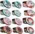 Round Nesting Tins with Holiday Print Designs, Bundle of 2 Metal Tins with Lids for Cookies, Candy, Food Presents