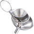 3pcs Small Kitchen Funnels for Filling Bottles, Food Grade Metal, Stainless Steel Funnels for Essential Oils, Spices