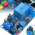 2 Pcs DC 12V Time Delay Relay Module, Trigger Circuit Timer Timing Board with LED Indicator Display