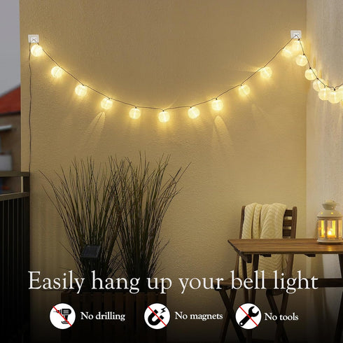 moonateen 80Pcs Hooks for Outdoor String Lights Clips: Heavy Duty Cable Clips with Waterproof Adhesive Strips