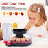 12 360 Egg Incubators for Hatching Eggs, Chicken Egg Incubator with Automatic Egg Turning and Temperature Humidity