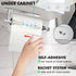 Magnetic Paper Towel Holder, One Hand Operable Wall Mount with Strong Magnetic Backing for Kitchen Refrigerator RVs