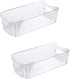 Kitchen Details 2 Pack Large Refrigerator Shelf - Stackable Storage for Countertops, Cabinets, Pantry, Freezer (12.3" x