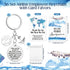 Tondiamo Flight Attendant Gifts Bulk Airplane Keychain with Thank You Cards for Travel Adventure Party Favor Holiday