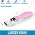 Zulay Ice Cream Scoop with Soft Easy Grip Handle - Heavy Duty Ice Cream Scooper with Built-in Lid Opener (Pink)