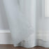 Pairs to Go Victoria Voile Modern Sheer Rod Pocket Window Curtains for Living Room (2 Panels), Grey