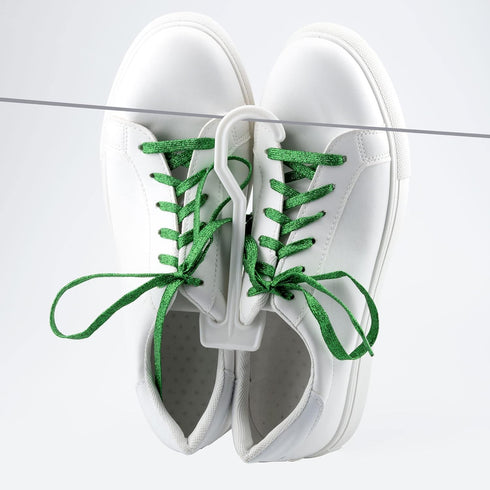 20 Pack IFAMIO White Plastic Shoe Drying Shelf Hangers, Lightweight, Durable, Sturdy, Quick Drying, Ideal for Home