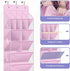 Closet 20 MISSLO Clear Over the Door Shoe Organizer Large Deep Pockets Hanging Shoe Rack for Fit Pairs Shoe Holder