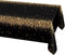 Decor365 9x5 ft Fabric Champagne Gold Tablecloth for Black Gold Party Decoration, Graduation, and Birthday Celebrations
