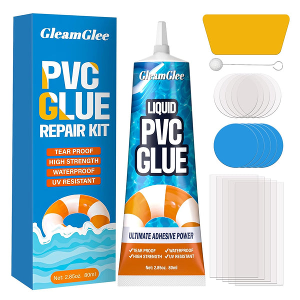 Inflatable Repair Patch Kit with 80ml Glue Waterproof Vinyl & PVC Air