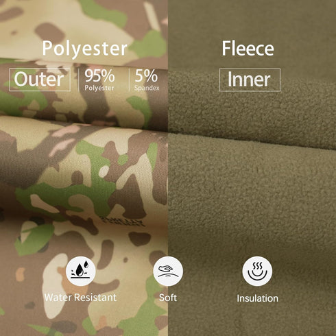 Backpacking, LOOGU Camo Blanket Waterproof Insulation Poncho Liner for Outdoor Camping, Hiking, Hunting, Survival