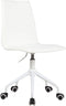 Urban Lifestyle Linen Swivel Chair in White