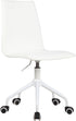 Urban Lifestyle Linen Swivel Chair in White