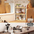 Counter 3-Tier Counter, Countertop Counter, Abiglifty Corner Bathroom Organizer, No Drill Corner Shelf Bathroom