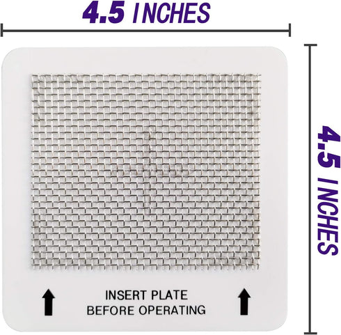 Universal Ceramic Ozone Plates for Ozone Generators, Washable Air Purifier Replacement Plates (1 Pack)
