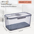 Counter Bread Box Bread Boxes for Kitchen Airtight,Time Recording Bread Storage Container with Lid, Bread Keeper