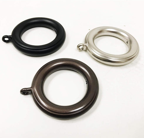 Rod Desyne Decorative 1.75 inch Eyelet Rings - Satin Nickel