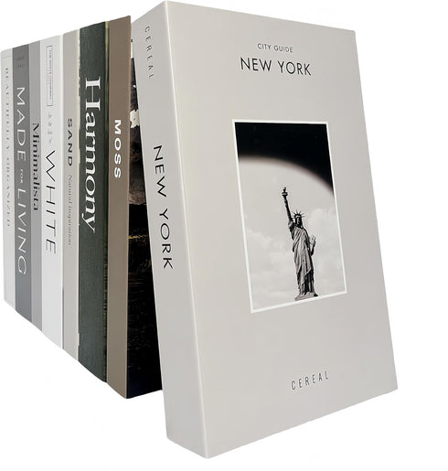 Ediactcyl 8 Pack Decorative Books, Decoration Faux Books for Hardcover Home Decor |