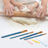 24 Pieces Cake Decorating Tool Set - Cookie Decorating Fondant Tools, Brushes, Sugar Stir Needle, Tweezer (Blue)