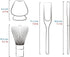 TEANAGOO MA-01 Japanese Matcha Ceremony Accessory Set, Whisk, Scoop, Spoon, Whisk Holder