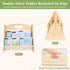 AZSKY Double-Sided Toddler Bookshelf for Kids, Montessori Bookshelf to Display Books, Sling Book Rack Organizer