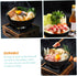 UPKOCH Sukiyaki Cheese Fondue Nabe BBQ Stove, Mini Cast Iron Skillet for Outdoor Cooking, Non-Sticky Pot
