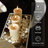 Pack 6 (2inch 4 inch Pure Natural Beeswax Pillar Candles Bulk - of - Honeycomb Surface, No Scent
