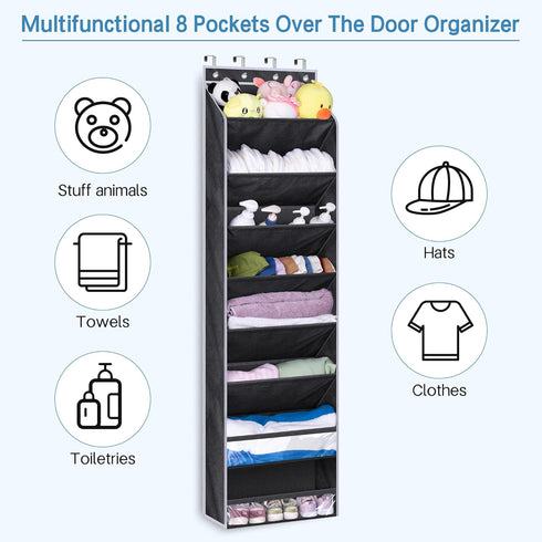 20 Closet KEETDY Over The Door Shoe Rack for Door Fit Pairs Sneakers Large Hanging Shoe Organizer for Storage Boots