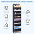 20 Closet KEETDY Over The Door Shoe Rack for Door Fit Pairs Sneakers Large Hanging Shoe Organizer for Storage Boots