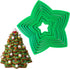KAISHANE 10pcs 3D Christmas Tree Cookie Cutter Set, Star Cookie Cutters for XMAS Decoration and Gift Cookie Tower