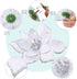 WILLBOND 36 Pcs Christmas Poinsettia Flowers - Glitter Faux Flowers Decoration for Christmas New Year Home Decor