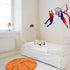 JeogYong Basketball Rug, Soft and Comfy Sports Themed Round Area Rugs Bedroom Living Room Carpet Kitchen Mat Bath Rugs