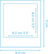 Mustard Glass Coasters Set, Personalize Your Drinks Mat - Instant Photo