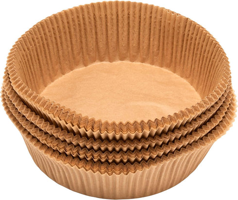 DecoPac 8" Cake Pan Liners, 100 Pack, Non-Stick Siliconized Greaseproof Paper for Cakes and Pies
