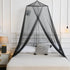 VISATOR Mosquito Net Bed Canopy for Girls,King Canopy Bed Curtains Queen Size from Ceiling,Dome Mosquito Netting Bed