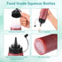 12 12 oz Dandat Pcs Condiment Squeeze Bottles for Sauces Plastic Bottles with Lids Reusable Squirt Bottle Visible