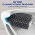 Aokala Set Dark Gray Toilet Bowl Cleaner - Silicone Toilet Brush and Holder for Deep Cleaning