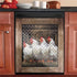 Homega Country Rooster Magnet Dishwasher Cover, Kitchen Decorative Farmhouse Chicken Fridge Decal