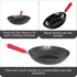 Imusa USA Inch, Red PAN-10046 12" Nonstick Carbon Steel Wok, Handle by Imusa